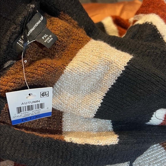 INC International Concepts Women's Striped Sequinned Cardigan Size XL Petite NWT - Picture 2 of 2